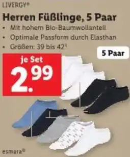 Lidl Herren Füßlinge Angebot