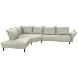 XXXLutz Ecksofa in Echtleder Weiß Angebot