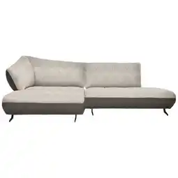 XXXLutz Ecksofa in Webstoff, Struktur Sandfarben, Beige Angebot