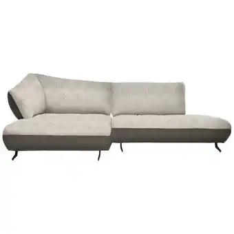 XXXLutz Ecksofa in Webstoff, Struktur Sandfarben, Beige Angebot