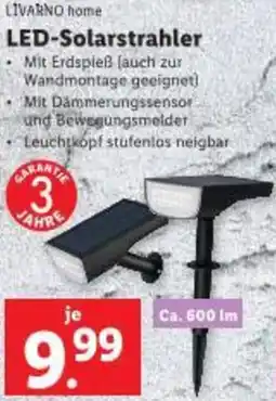 Lidl LED-Solarstrahler Angebot
