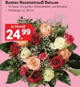 Lidl Bunter Rosenstrauß Deluxe Angebot