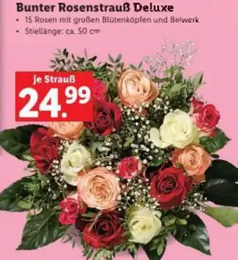 Lidl Bunter Rosenstrauß Deluxe Angebot