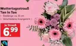 Lidl Muttertagsstrauß Ton in Ton Angebot