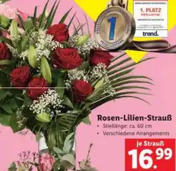 Lidl Rosen-Lilien-Strauß Angebot