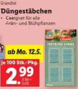 Lidl Düngestäbchen Angebot