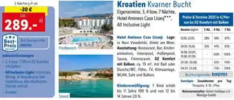 Lidl Kroatien Kvarner Bucht Angebot