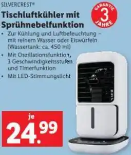 Lidl Tischluftkühler mit Sprühnebelfunktion Angebot