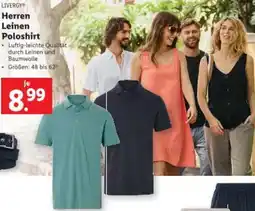 Lidl Herren Leinen Poloshirt Angebot