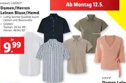 Lidl Damen/Herren Leinen Bluse/Hemd Angebot