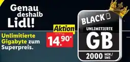 Lidl Unlimitierte Gigabyte Angebot