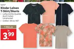Lidl Kinder Leinen T-Shirt Angebot