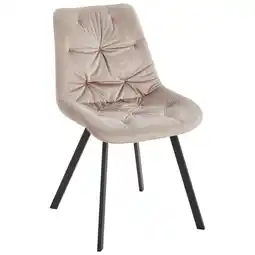 XXXLutz Stuhl in Eisen Samt Angebot