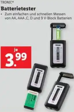 Lidl Batterietester Angebot
