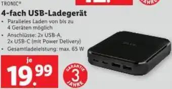 Lidl 4-fach USB-Ladegerät Angebot