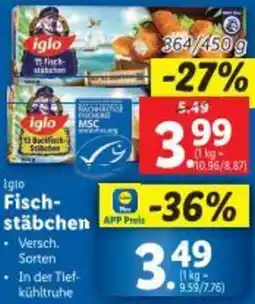 Lidl Fisch- stäbchen Angebot