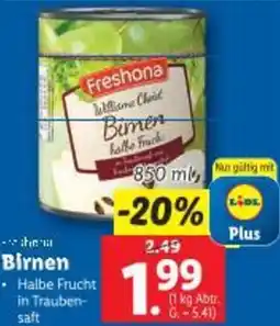 Lidl Birnen Angebot