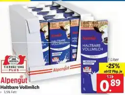 Lidl Haltbare Vollmilch Angebot