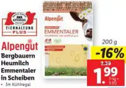 Lidl Bergbauern Heumilch Emmentaler Angebot