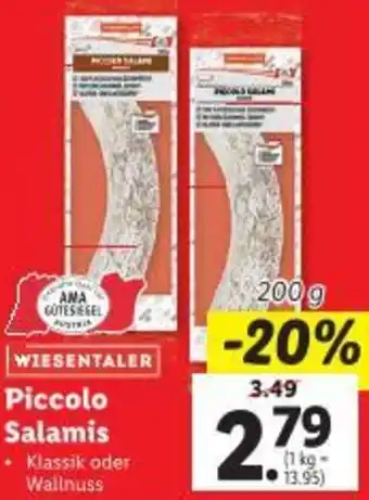 Lidl Piccolo Salamis Angebot