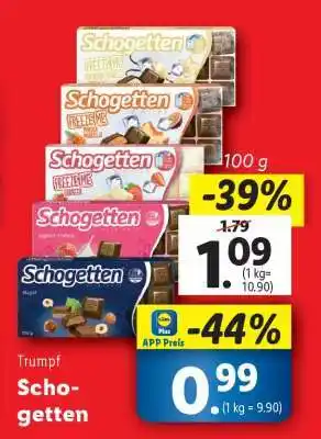 Lidl Trumpf Schogetten Angebot