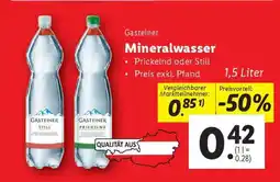 Lidl Gasteiner Mineralwasser Angebot