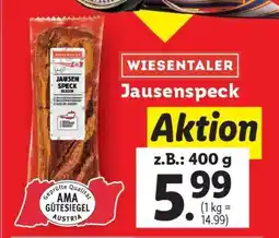 Lidl WIESENTALER Jausenspeck Angebot