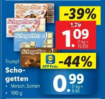 Lidl Schogetten Angebot