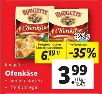 Lidl Rougette Ofenkäse Angebot
