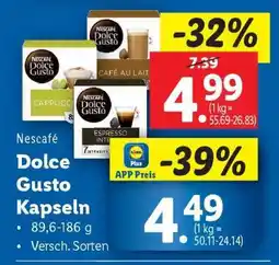 Lidl NESCAFÉ DOLCE GUSTO KAPSELN Angebot
