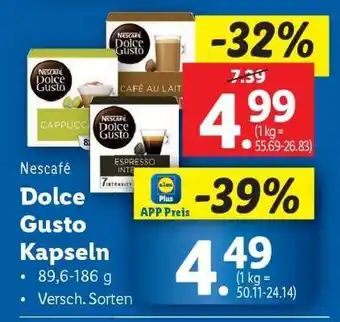 Lidl NESCAFÉ DOLCE GUSTO KAPSELN Angebot