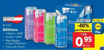 Lidl Red Bull Editions Angebot