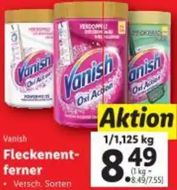Lidl Fleckenent- ferner Angebot