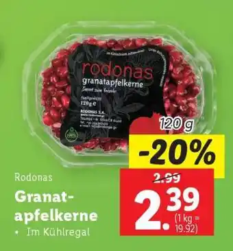 Lidl Rodonas Granatapfelkerne Angebot