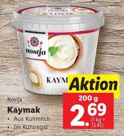 Lidl Nostja Kaymak Angebot