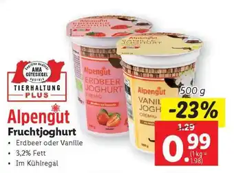 Lidl Alpengut Fruchtjoghurt Angebot