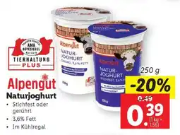Lidl Alpengut Naturjoghurt Angebot