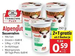 Lidl Alpengut Sauerrahm Angebot