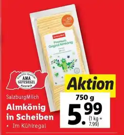 Lidl SalzburgMilch Almkönig in Scheiben Angebot