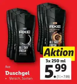 Lidl Axe Duschgel Angebot