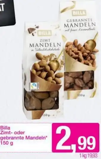 Sutterlüty Billa Zimt- Oder Gebrannte Mandeln 150g Angebot