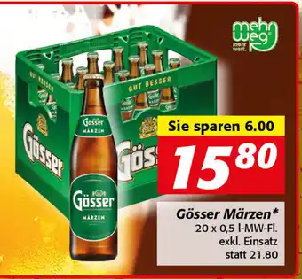 Strasser Markt Gösser Märzen 20x0,5 l Angebot