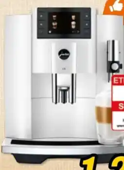 Expert Jura Kaffeevollautomat E8 Piano White Angebot