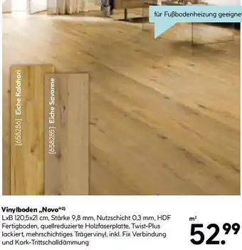 Hellweg Vinylboden Novo Angebot