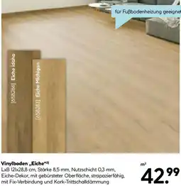 Hellweg Vinylboden Eiche Angebot