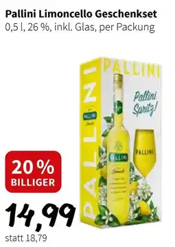 Der Grissemann Pallini Limoncello Geschenkset Angebot