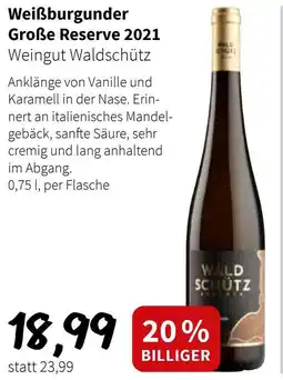Der Grissemann Weißburgunder Große Reserve 2021 Angebot