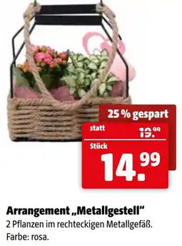 Der Grissemann Arrangement „Metallgestell Angebot