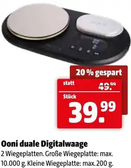 Der Grissemann Ooni duale Digitalwaage Angebot