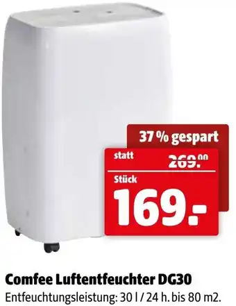 Der Grissemann Comfee Luftentfeuchter DG30 Angebot